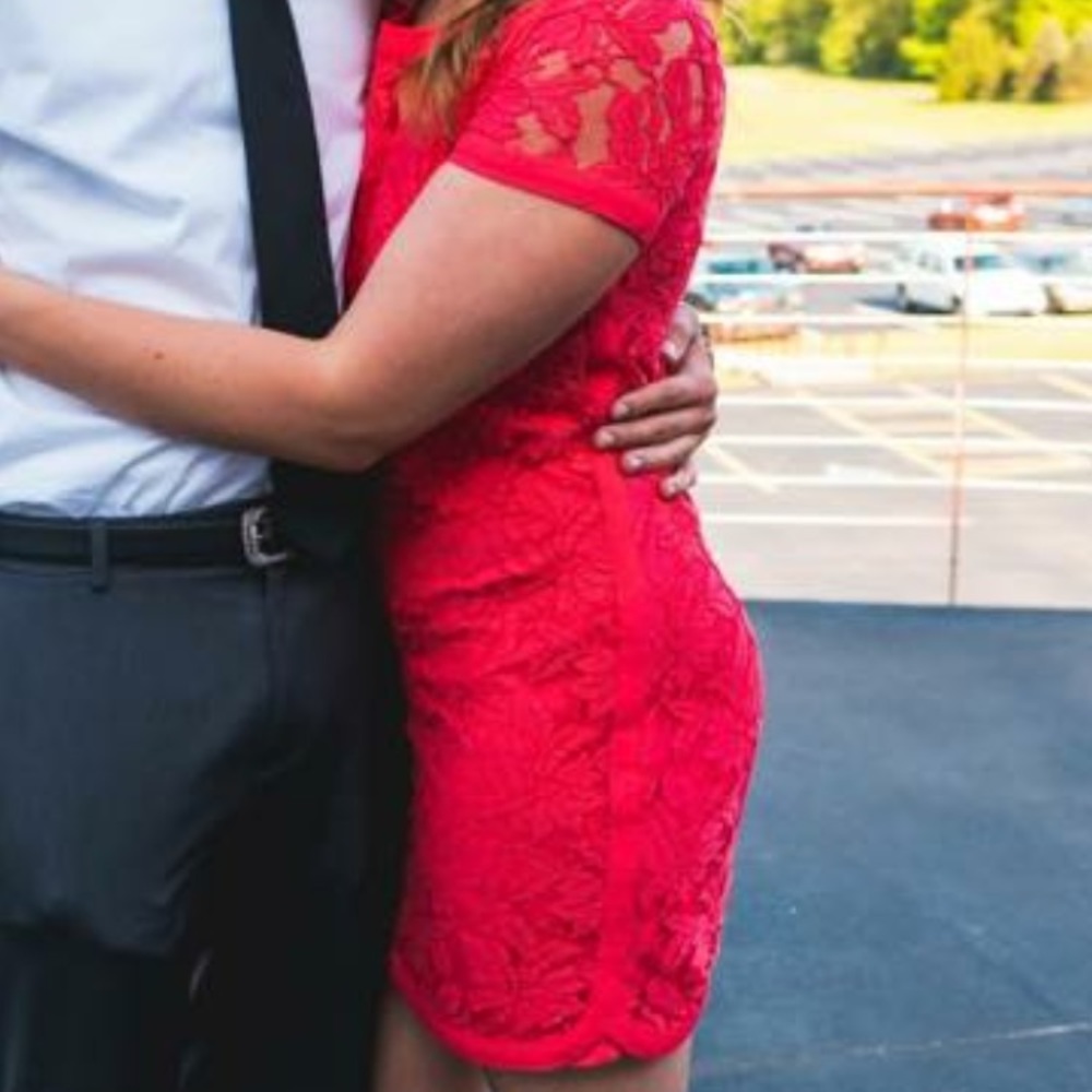 Pink Lace Dress